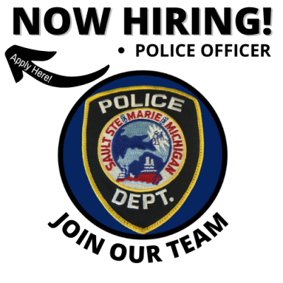 Police Now Hiring graphic
