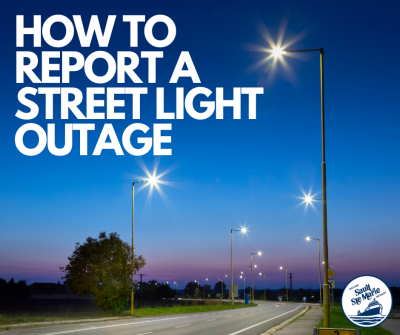 Streetlight outage graphic